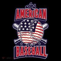 As American As Baseball Women's Hoodie thumb 2