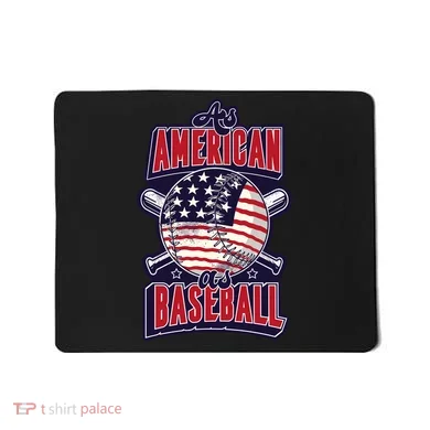 As American As Baseball Mousepad