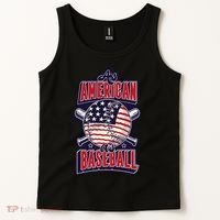 As American As Baseball Tank Top thumb 2