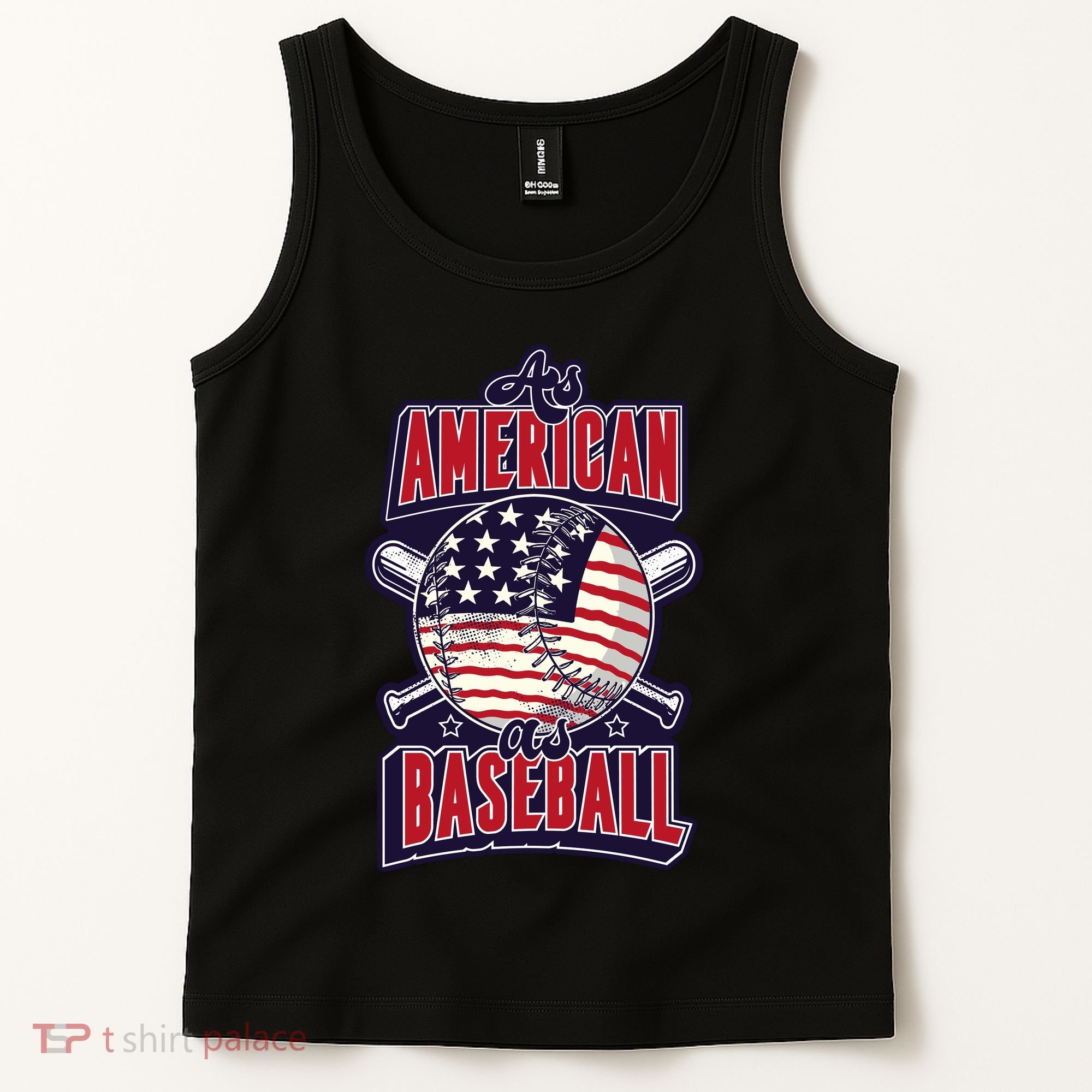 As American As Baseball Tank Top