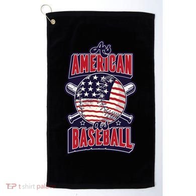 As American As Baseball Golf Towel