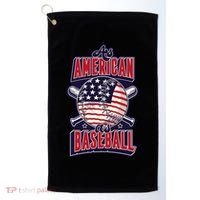 As American As Baseball Golf Towel thumb 0