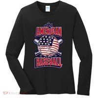 As American As Baseball Women's Long Sleeve Shirt thumb 0