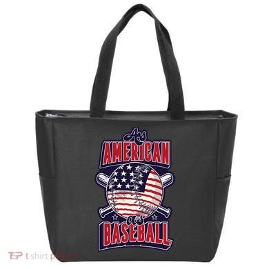 As American As Baseball Tote Bag