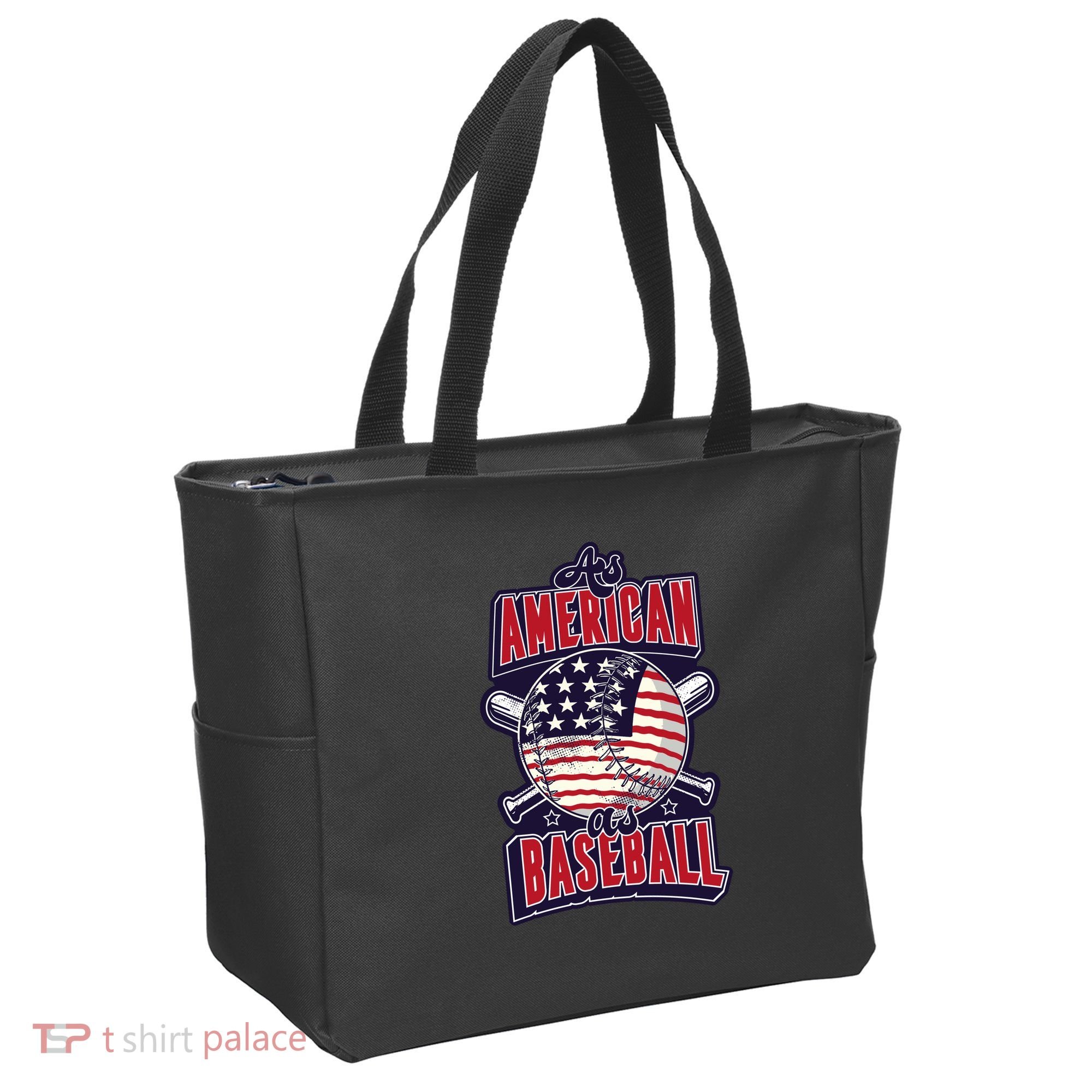 As American As Baseball Tote Bag