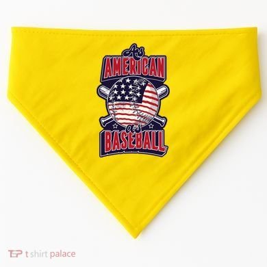 As American As Baseball USA-Made Doggie Bandana