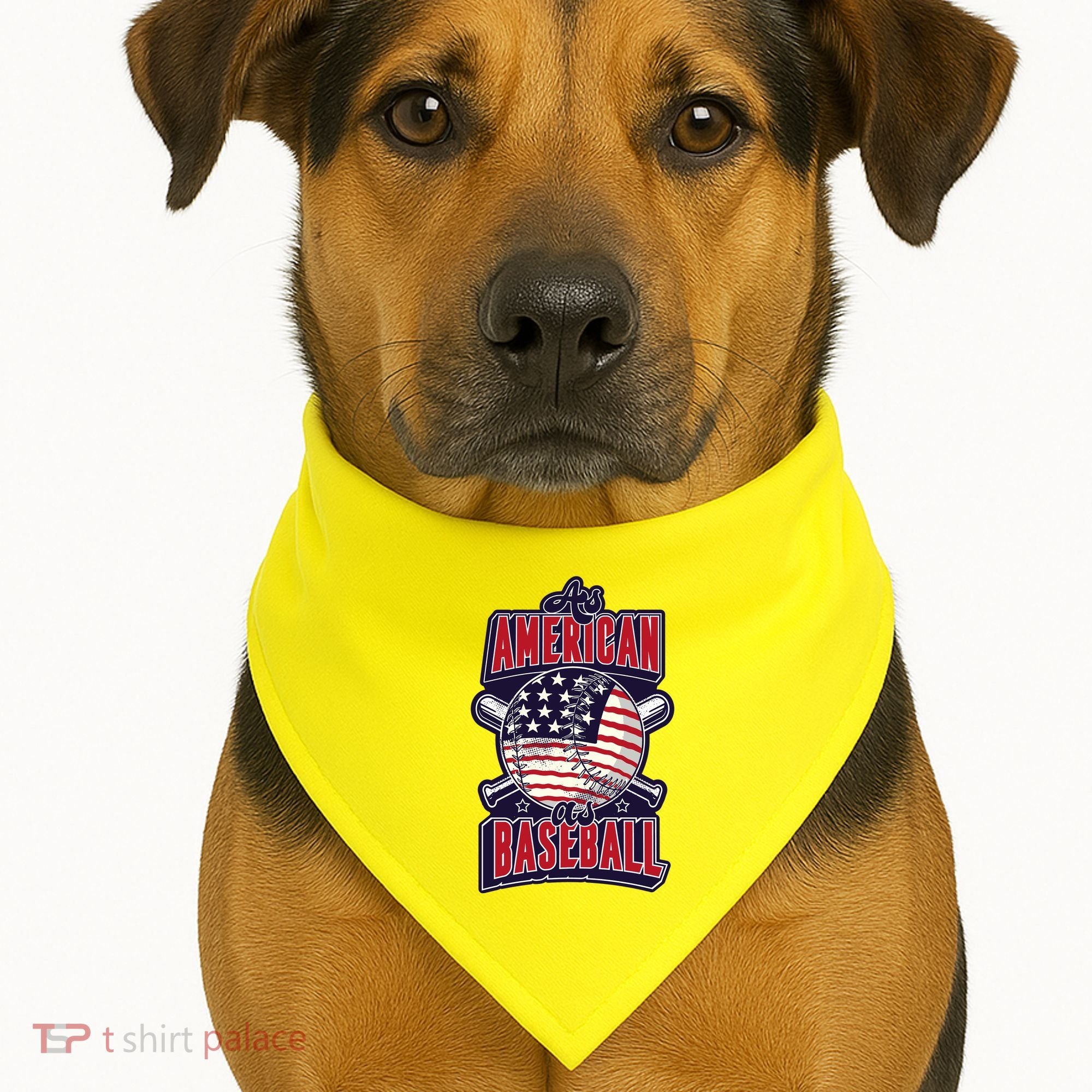 As American As Baseball USA-Made Doggie Bandana