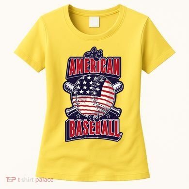 As American As Baseball Women's T-Shirt