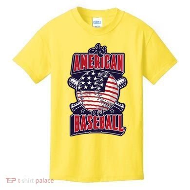 As American As Baseball Kids T-Shirt