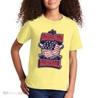 As American As Baseball Kids T-Shirt thumb 2