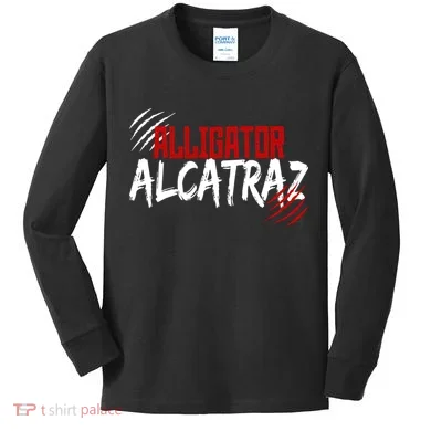 Alligator Alcatraz Kids Long Sleeve Shirt