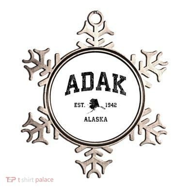 Adak Alaska Ak Vintage Athletic Sports Design Ornament