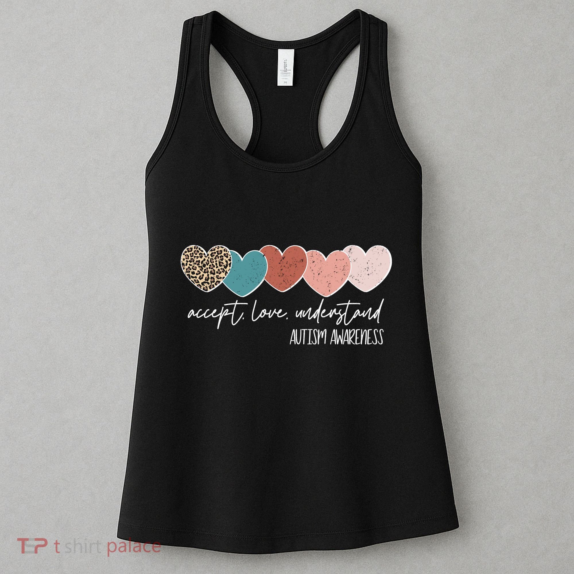 Autism Awareness Accept Love Understand Women's Tank Top