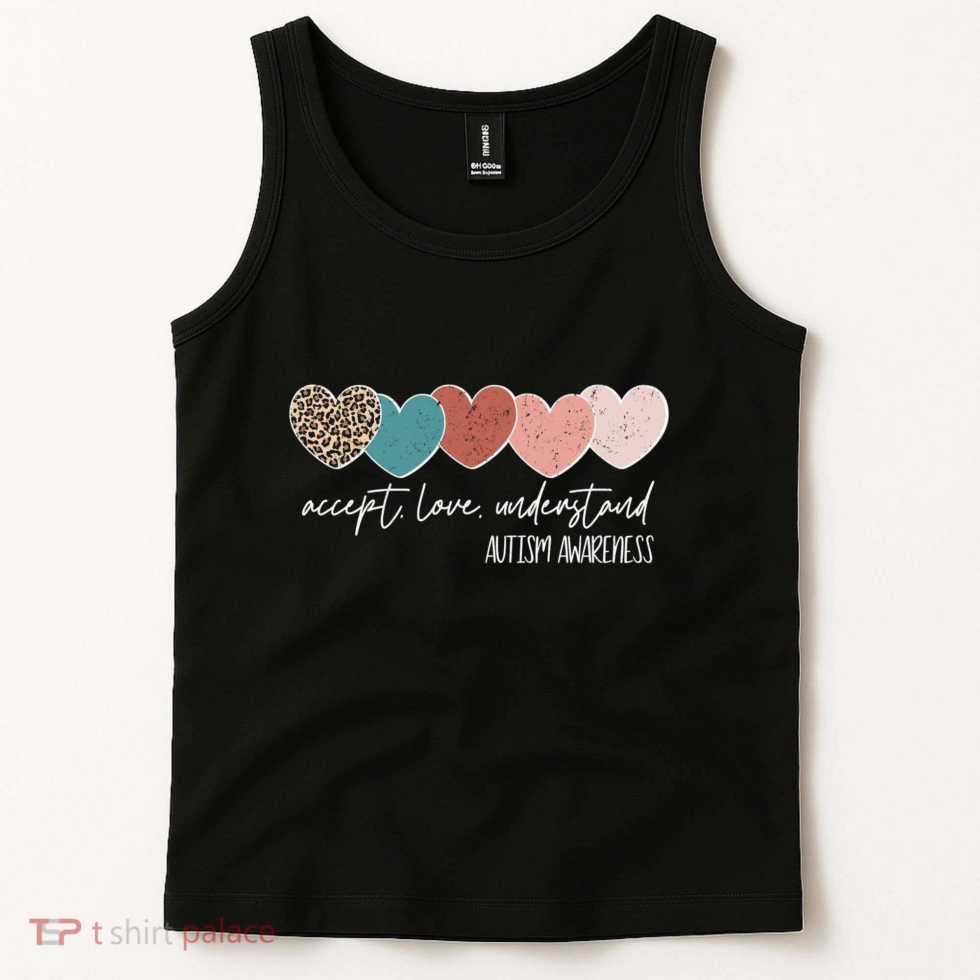 Autism Awareness Accept Love Understand Tank Top