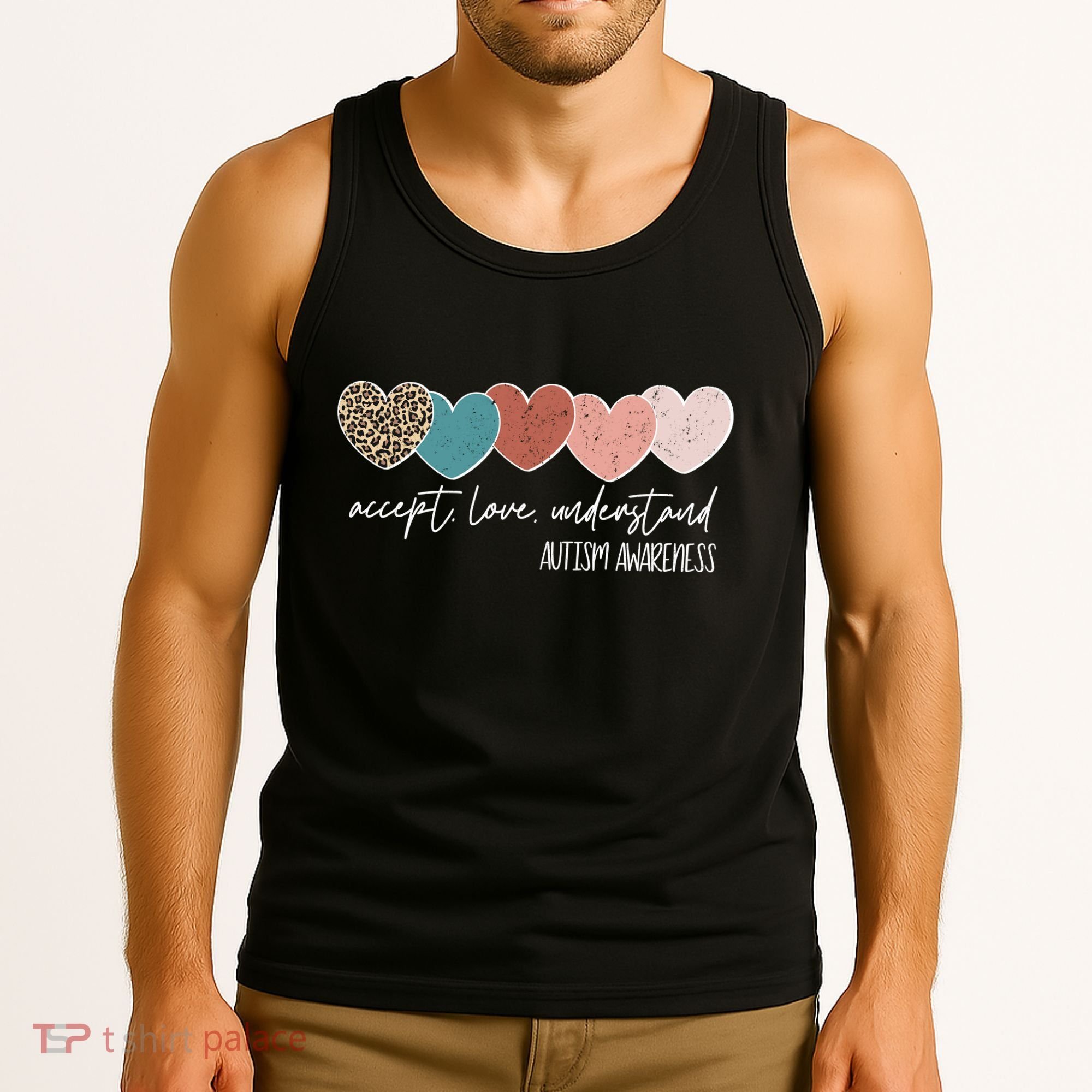 Autism Awareness Accept Love Understand Tank Top