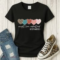Autism Awareness Accept Love Understand Women's T-Shirt thumb 3