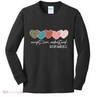 Autism Awareness Accept Love Understand Kids Long Sleeve Shirt thumb 0