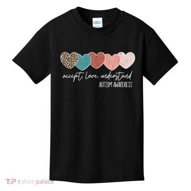Autism Awareness Accept Love Understand Kids T-Shirt