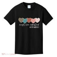 Autism Awareness Accept Love Understand Kids T-Shirt thumb 0