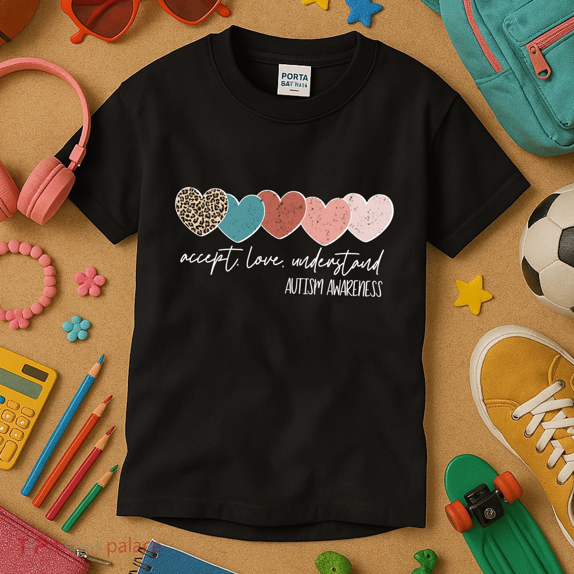 Autism Awareness Accept Love Understand Kids T-Shirt