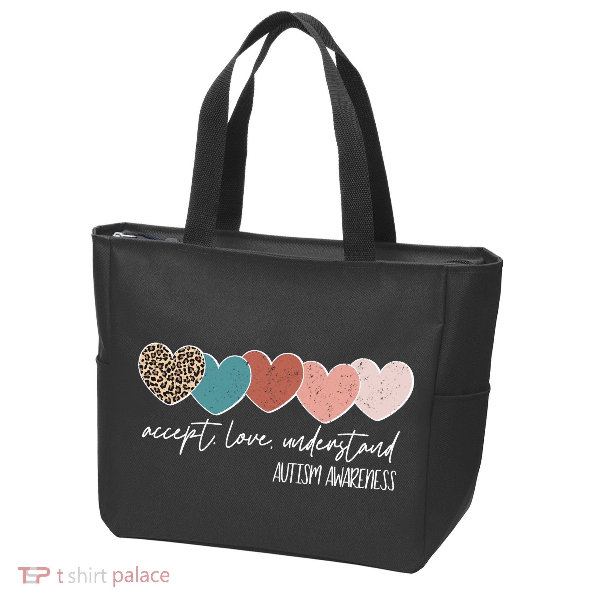Autism Awareness Accept Love Understand Tote Bag