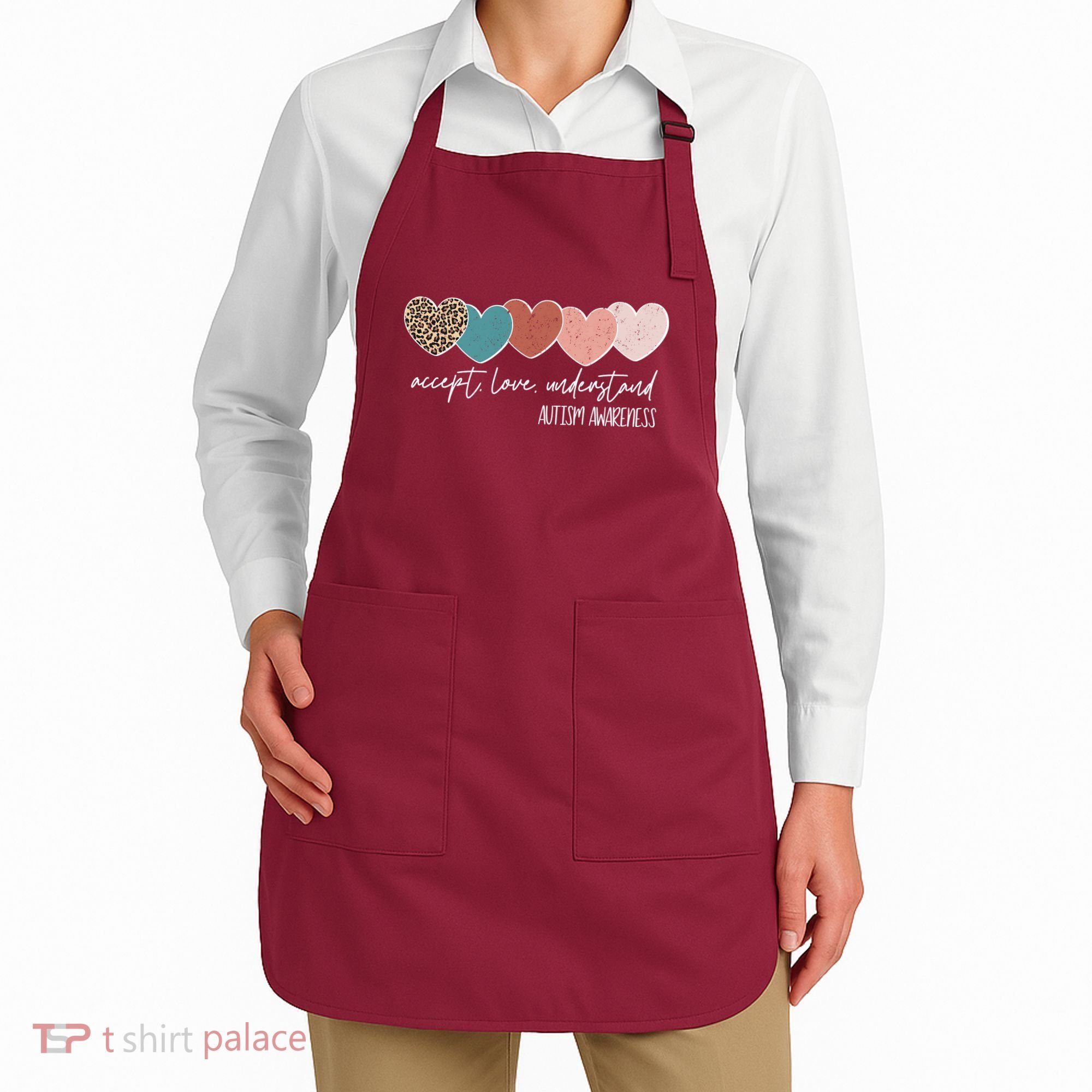 Autism Awareness Accept Love Understand Apron