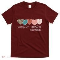 Autism Awareness Accept Love Understand T-Shirt thumb 0