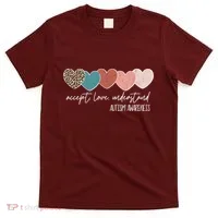 Autism Awareness Accept Love Understand T-Shirt thumb 0