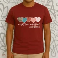 Autism Awareness Accept Love Understand T-Shirt thumb 3