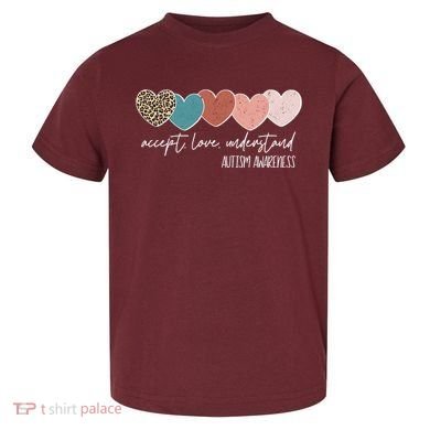 Autism Awareness Accept Love Understand Toddler T-Shirt