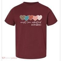Autism Awareness Accept Love Understand Toddler T-Shirt thumb 0