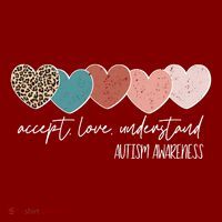 Autism Awareness Accept Love Understand Kids Sweatshirt thumb 2