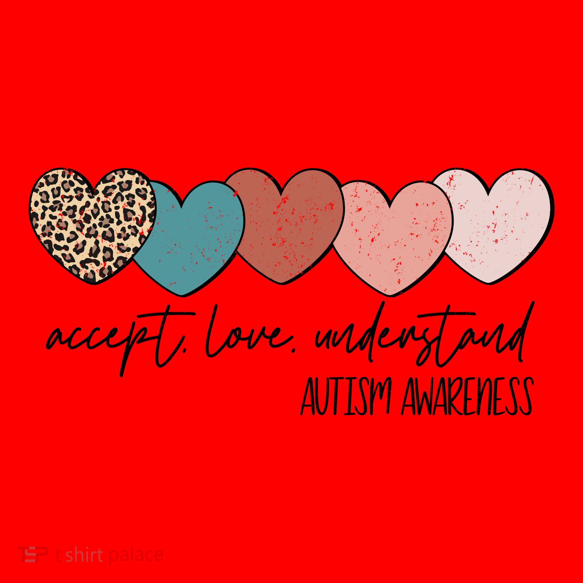 Autism Awareness Accept Love Understand Santa Hat