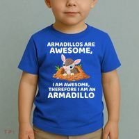 Armadillo's Are Awesome, Therefore I Am An Armadillo Toddler T-Shirt thumb 2