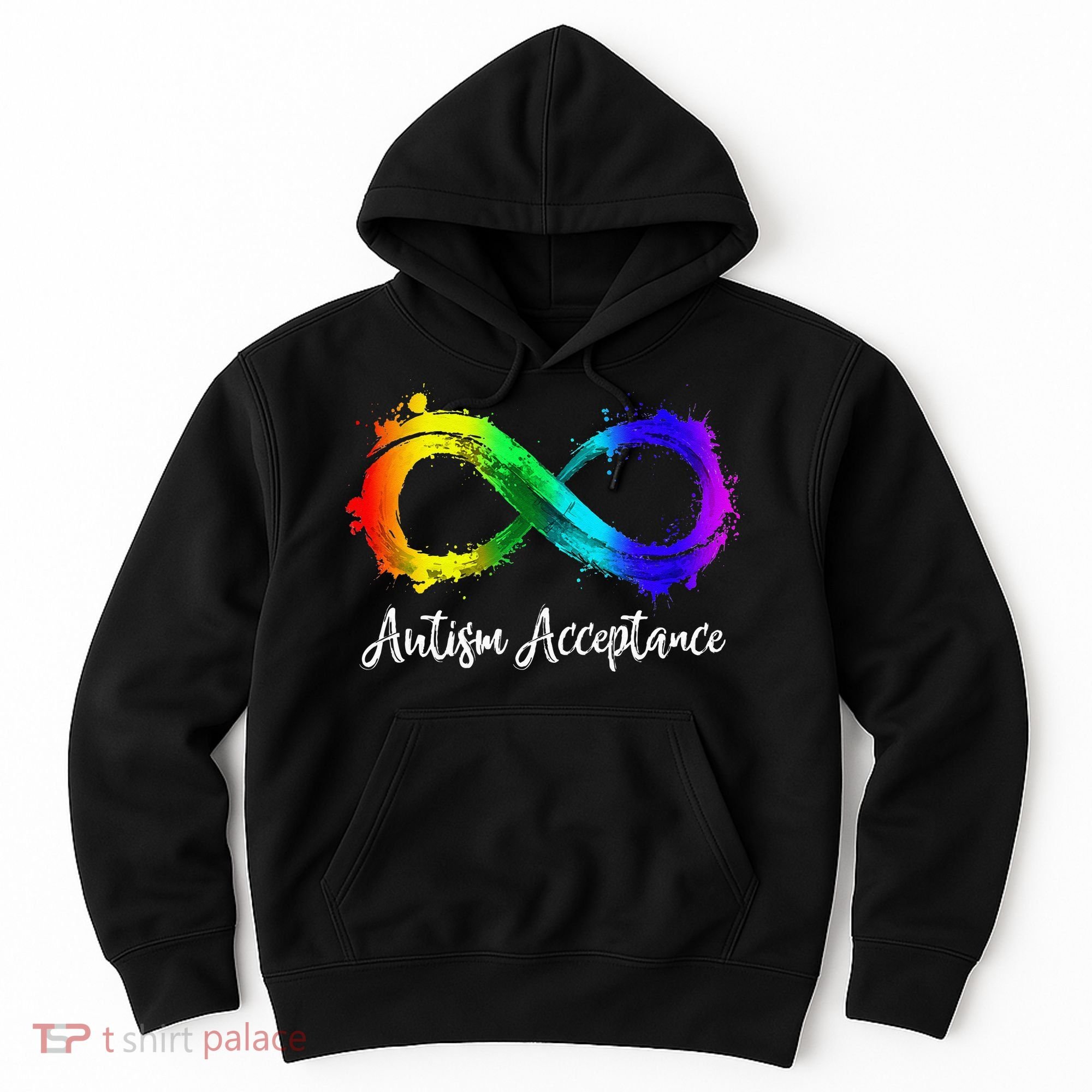 Autism Awareness Acceptance Rainbow Infinity Symbol Hoodie