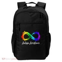 Autism Awareness Acceptance Rainbow Infinity Symbol Backpack thumb 0