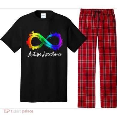 Autism Awareness Acceptance Rainbow Infinity Symbol Pajama Set