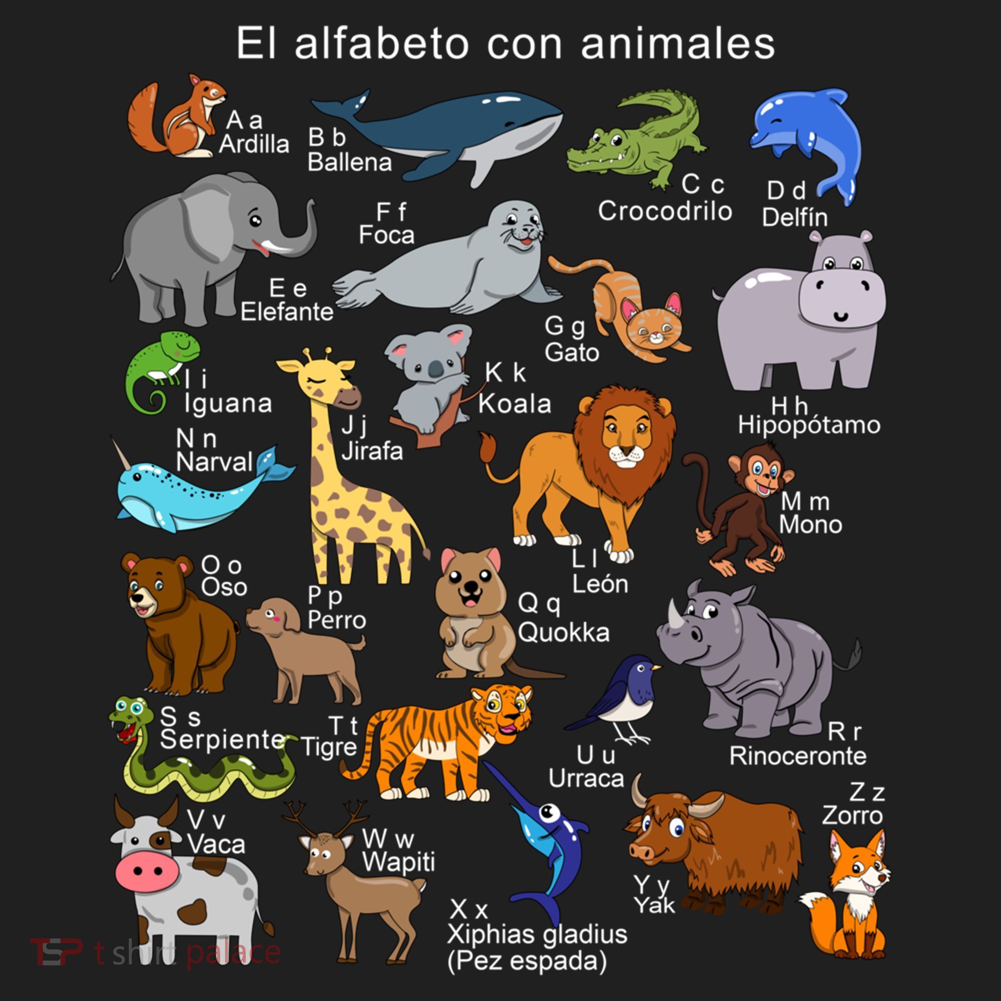 Animals Alphabet Agiftz Abc Of The Animal World Gift Beanie