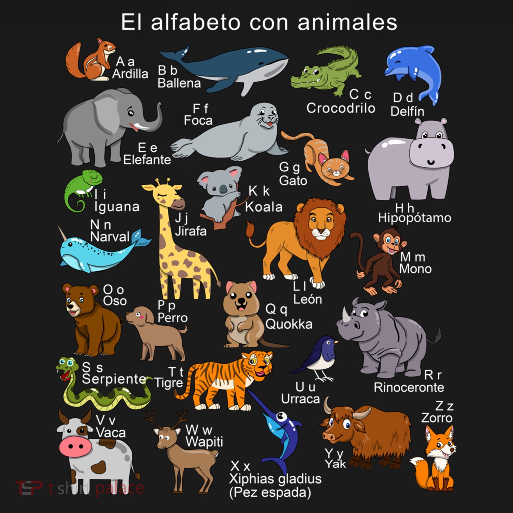 Animals Alphabet Agiftz Abc Of The Animal World Gift Ornament
