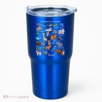 Animals Alphabet Agiftz Abc Of The Animal World Gift Tumbler thumb 0