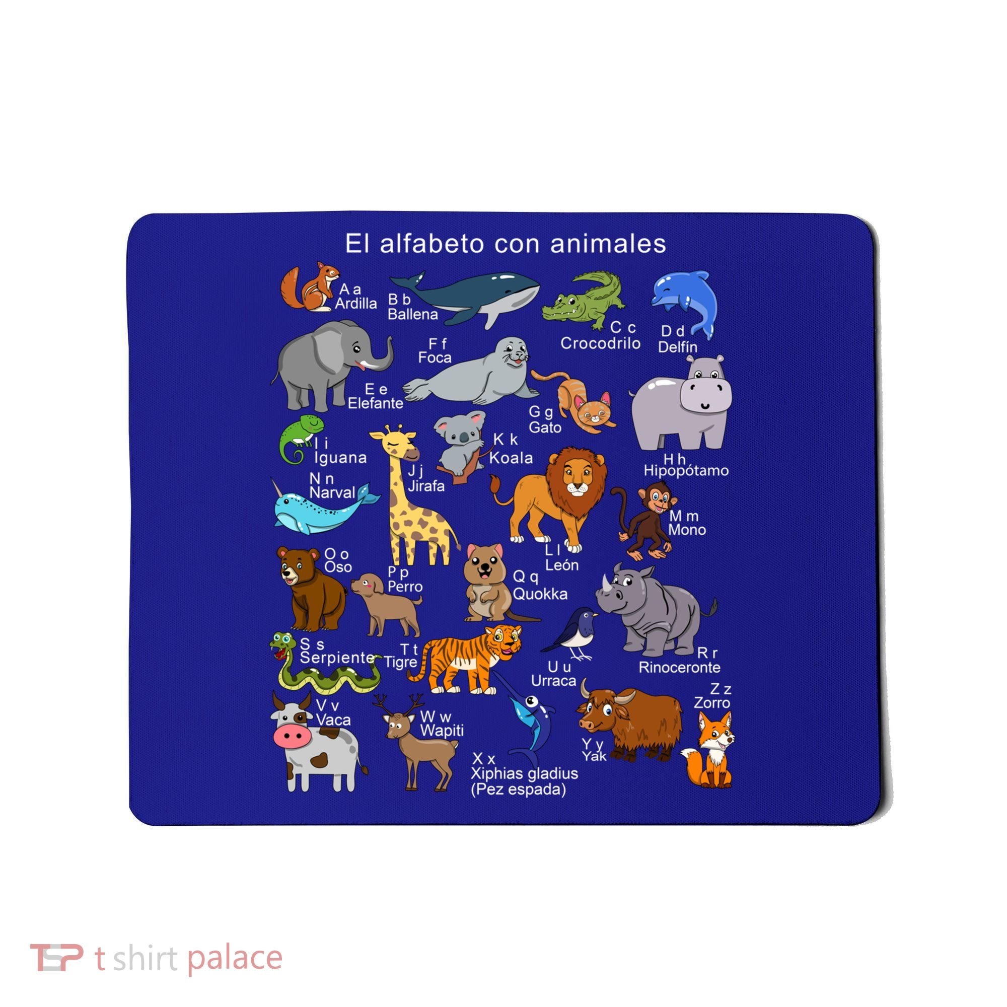 Animals Alphabet Agiftz Abc Of The Animal World Gift Mousepad