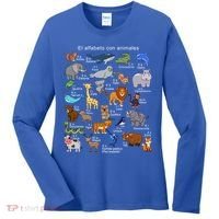 Animals Alphabet Agiftz Abc Of The Animal World Gift Women's Long Sleeve Shirt thumb 0