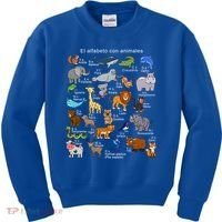 Animals Alphabet Agiftz Abc Of The Animal World Gift Kids Sweatshirt thumb 0