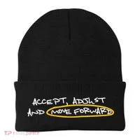 Accept Adjust And Move Forward Beanie thumb 0