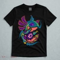 Axolotl Art Aztec Mexican Salamander Mexico Cinco De Mayo T-Shirt thumb 5
