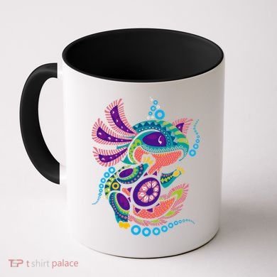 Axolotl Art Aztec Mexican Salamander Mexico Cinco De Mayo Coffee Mug