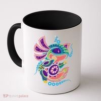 Axolotl Art Aztec Mexican Salamander Mexico Cinco De Mayo Coffee Mug thumb 0