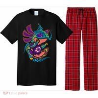 Axolotl Art Aztec Mexican Salamander Mexico Cinco De Mayo Pajama Set thumb 0