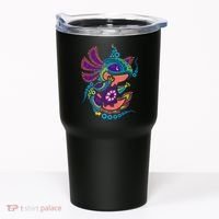 Axolotl Art Aztec Mexican Salamander Mexico Cinco De Mayo Tumbler thumb 0