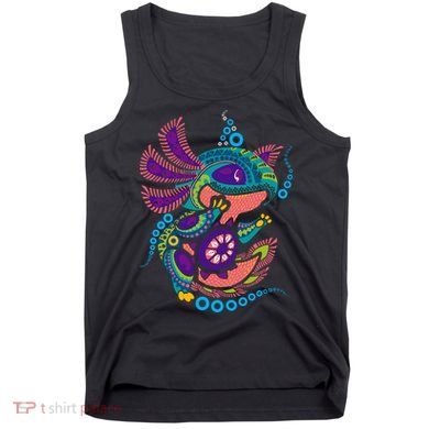 Axolotl Art Aztec Mexican Salamander Mexico Cinco De Mayo Tank Top